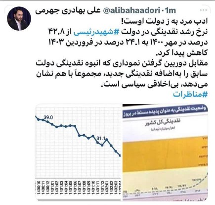 🎥تکذیب افزایش چاپ پول در دولت شهید رئیسی