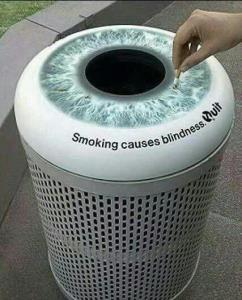 🌍تبلیغ محیطی جالب

سیگار کشیدن باعث نابینایی می‌شود🙂
 


