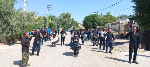 مراسم روز عاشورا روستای رشنوآباد ..دره شهر