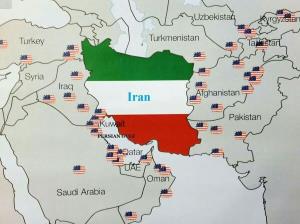 از پایگاه های آمریکایی معذرت میخوام که بین شون ایران اومده😏