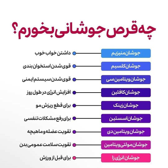 ♦️هرقرص جوشان برای چی خوبه؟
