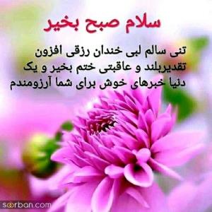 سلام خوبی صبح بخیر عزیزم خوبی