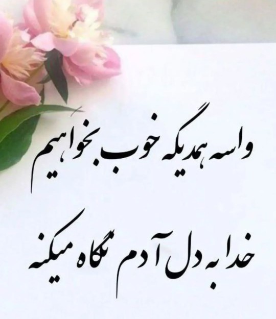 خدا به دل آدما نگاه میکنه 🌹🌹🌹