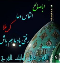 ابا صالح(عج) هرکجا رفتی التماس دعا یاد ما هم باش🤲🌷