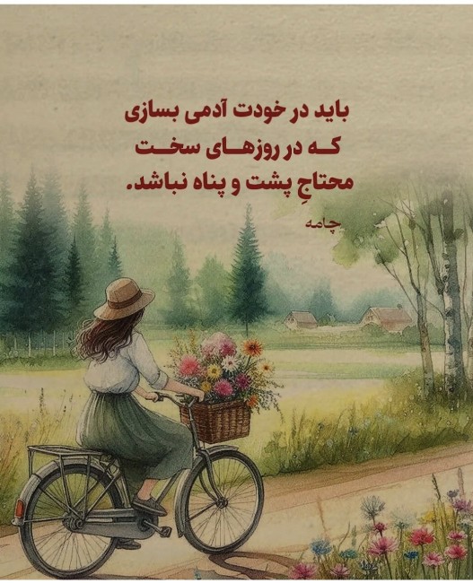 درخودت آدمی بساز که ...👌👌🌹🌹