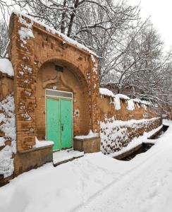 بارش برف آبشار یاسوج ☘❄❄❄❄