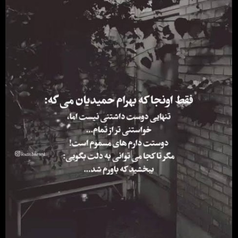 ببخشید که باورم شد... 