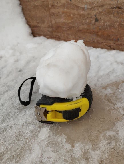 برف بالای یک متر در اطراف و بلندیهای قم🌨️