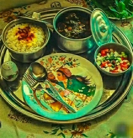 سوال پرسیدم نهار چی درست کردی 