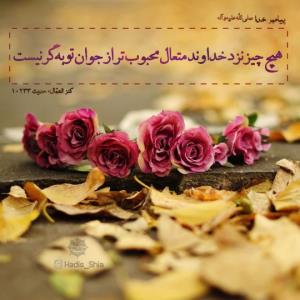 🍂 پیامبر خـدا صلی‌الله‌علیه‌وآله 

ما مِن شَیءٍ أحَبَّ إلى 