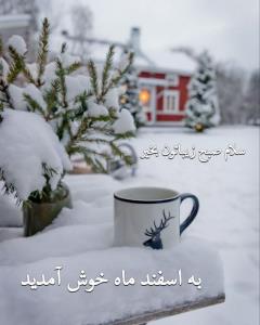 ســـ😊ـلام ✋
صبح زیباتون بخیر ☕ ❄️ 😊 
