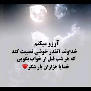 بگو خدایا شکرت 🤲🏻👌👌🌹