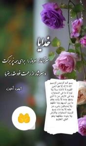 الهی که حاجت دلت با حکمت خدا یکی بشه 🙏💚
❄️❄️