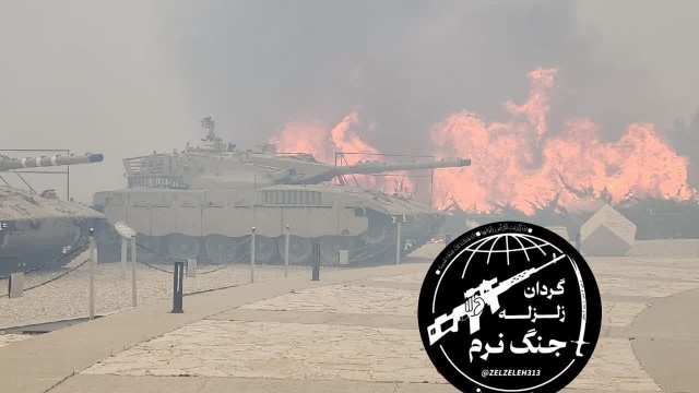 آتش در اسرائیل به تانک هایشان رسید