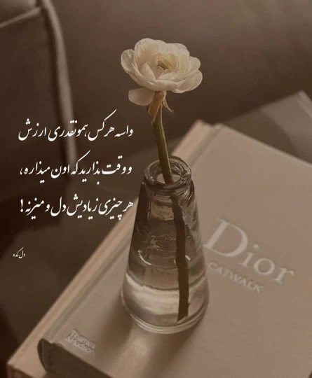 هرکسی ارزش اینو نداره که وقتتو براش تلف کنی 🙏🏻🙏🏻