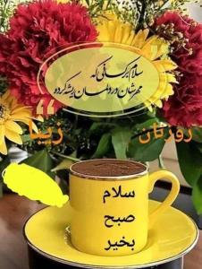 سلام صبح شنبه تون بخیر وگلباران روز خوبی راشروع کرده باشید ✋