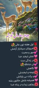 روزتان و زندگی تان گل باران دل تان پر از عشق  به خدا باشه☺️☺