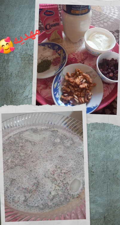 خوشمزه فصل تابستونی : آبدوغ خیار. خوشمزه ناهارمون😋🥰
