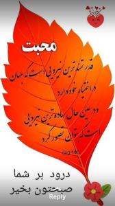 سلام صبح بخیر ⚘️💐😍
