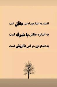 عاقل.   باشرف.   با ارزش 