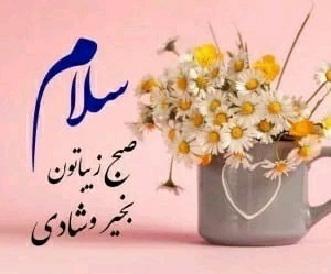سلام خوبی صبح بخیر عزیزم شادی انشاالله همیشه شاد باشی 