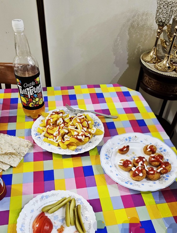 یه لقمه شام 😍کوچولو موچولو 🍟شرمنی وار