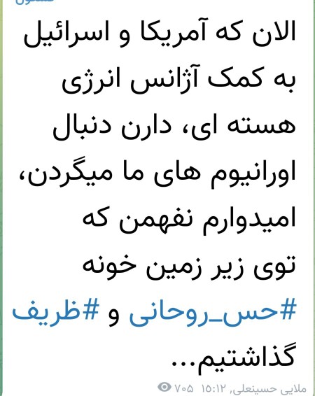 ای کاش دوستان آمریکاییشون نفهمن