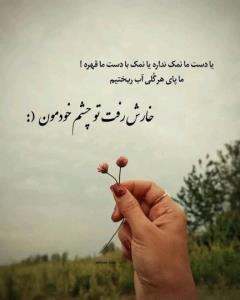 عجب از دست بی نمک