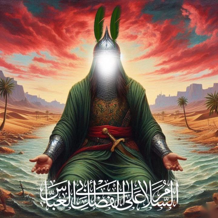 🩶✨️🖤 السلام علیک یا قمر بنی هاشم 🏴🏴 