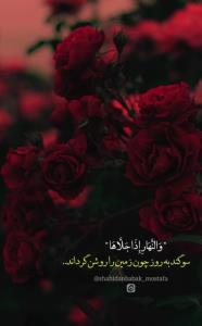 زندگی‌تومثل‌روز‌روشن‌میشه فقط‌به
شرطی‌که‌‌تـــو‌حُسن‌ظن‌داشت