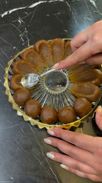 ایده برای تزیین حلوا