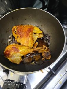 یه لقمه شام 😂😅کوچولو موچولو 🍗دستپخت خودم😌