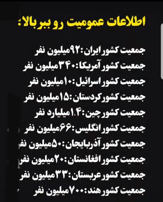 اطلاعات عمومی