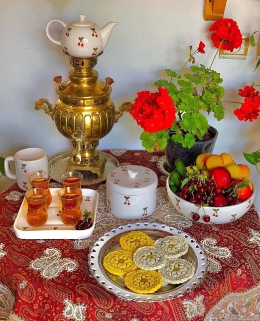 عصر‌تون شیرین و دلچسب  🍰☕️