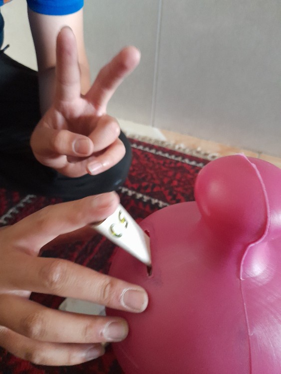 بالاخره بعد۴ روز امروز از سرکار اومد وخوشحال بود چون مزد 