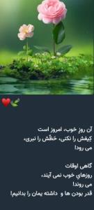 شکر سپاس بیکران به خدای مهربان🌹😊