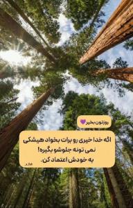 خدایا بابت همه چیز شکر 🙏