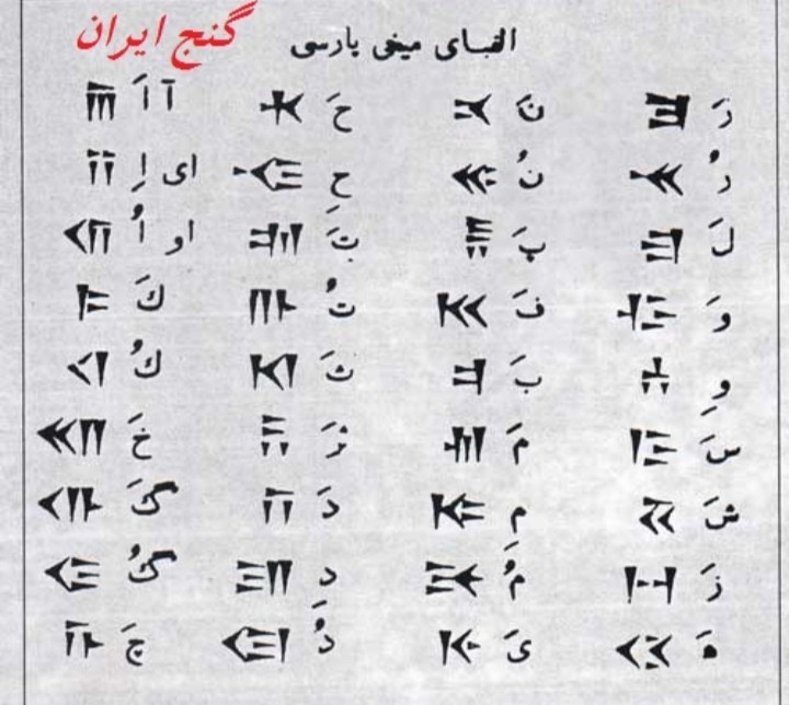 این خط میخی ،میخی ست در سر دشمنان ایران کهن و با اصالت
