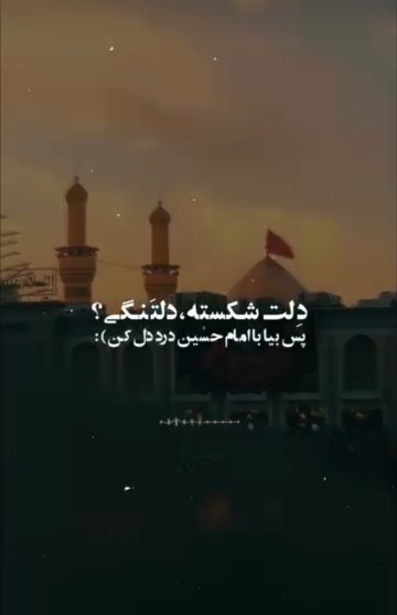 پناه دلم حسین ع✋🖤🖤🖤😘🙏🏼