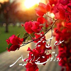 🌸 ✨ بِسْمِ اللّهِ الرَّحْمَنِ الرَّحیمِ ✨ 🌸
                       ســــ🌸ـــلام
ڪـِیفـِتـون ڪوڪ
سـَبـَدِ دَردِتـون خـالی
و دِلـِتـون بـا عشـق پـُر باشـه ...
سفره تون همیشه
پر از نون داغ باشه
صــبح بخــیر 💛
🌸🍃