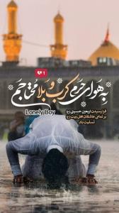 به هوای کرب و بلا محتاجم 