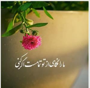 ما را نگاهی از تو تمامست اگر کنی 🌱🦋🌱