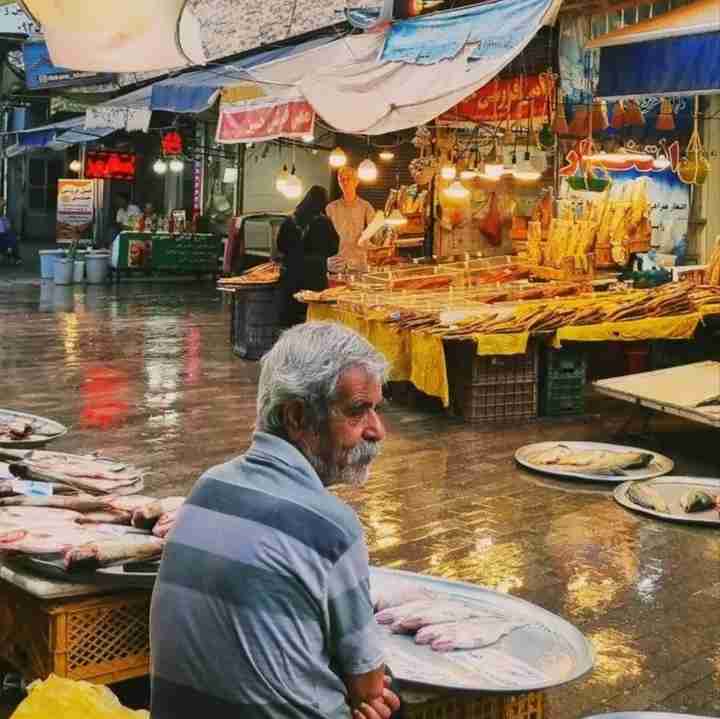 بازار ماهی فروشان رشت 