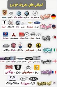 کمپانی‌های معروف خودرو سازی دنیا رو بشناس:﻿﻿﻿﻿﻿


