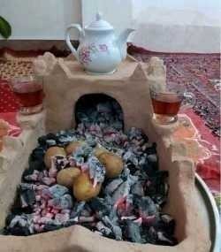 اجاق های زغالی در زمستان 