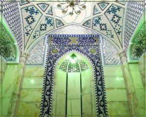 محراب عبادت حضرت فاطمه معصومه(س) بیت النّور 🌹🌿