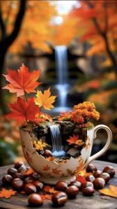 یک نفر دررا بروی حضرت پاییز واکند🍂🍁 