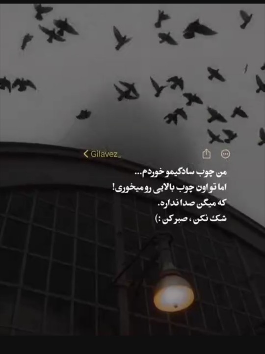 من چوب سادگی مو خوردم  ...