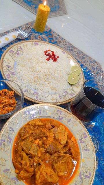 ناهار امروز من دستپخت آبجی خانم🥰