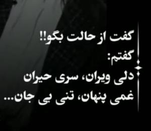 حالم اینگونه است که ...